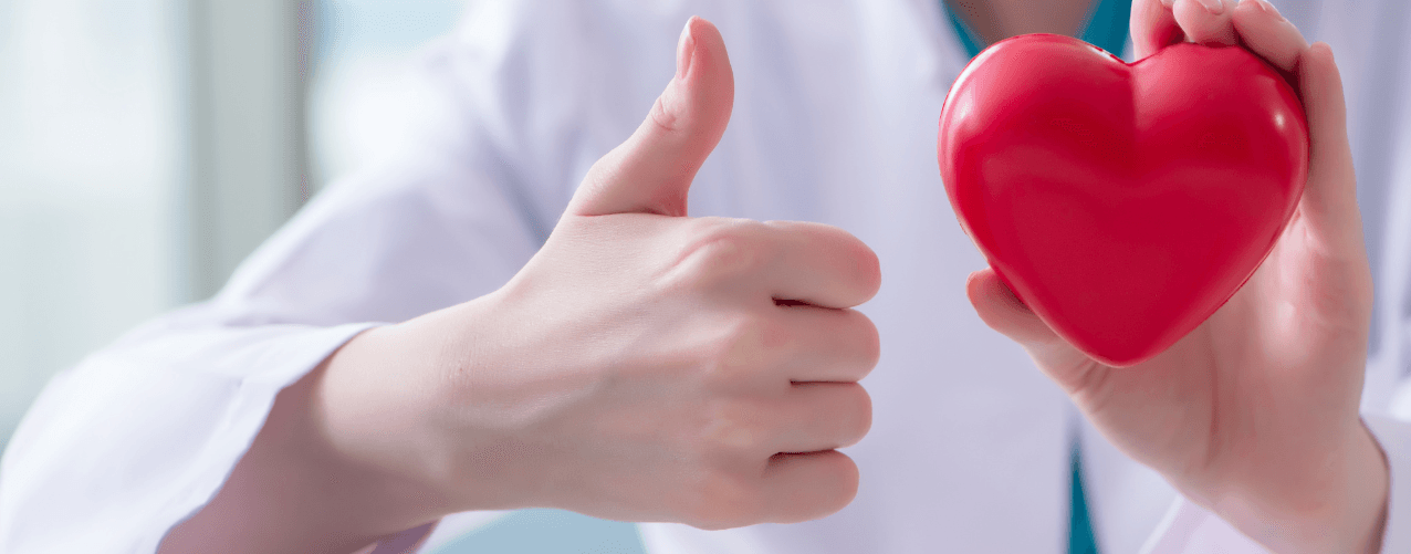 Thumbs up with heart