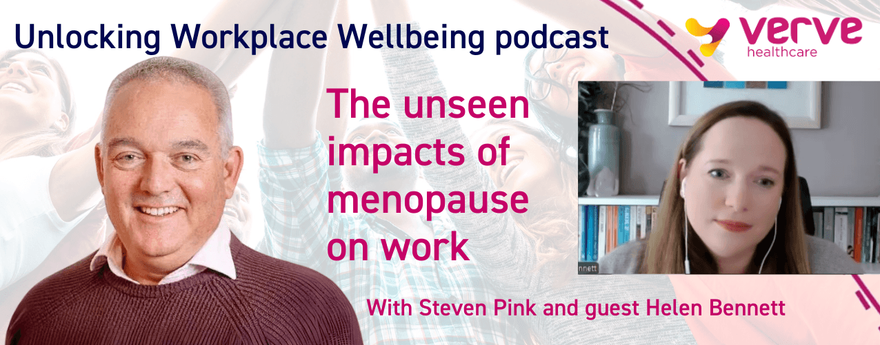 Menopause in the workplace: How can employers support women and boost productivity? podcast banner