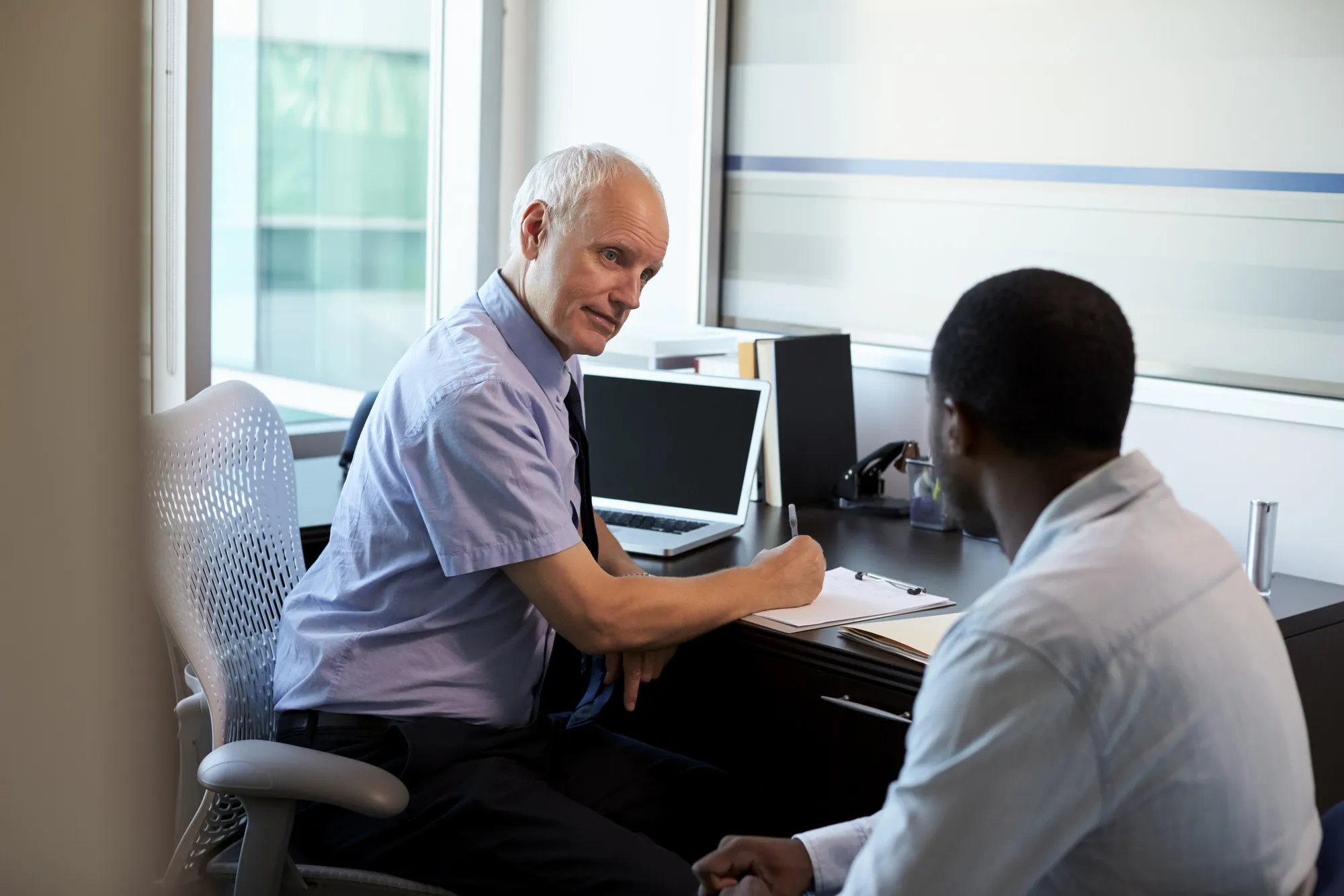 Doctor and patient in appointment